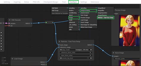 ReActor Node for ComfyUI .